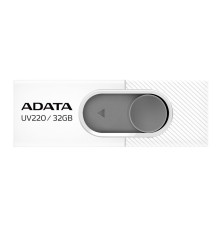 USB накопитель 32GB ADATA UV220 USB 2.0, белый/серый