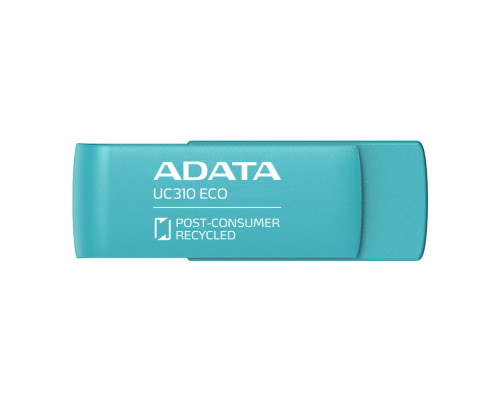 USB накопитель 128GB ADATA UC310E USB 3.2 Gen1, зеленый USB накопитель 128GB ADATA UC310E USB 3.2 Gen1, зеленый