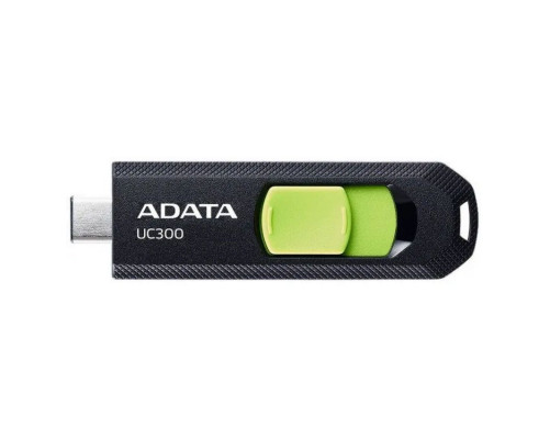 USB накопитель 32GB ADATA UC300 USB 3.2 Gen1, черный/зеленый USB накопитель 32GB ADATA UC300 USB 3.2 Gen1, черный/зеленый