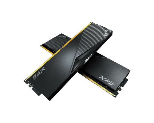 Модуль оперативной памяти ADATA 64GB DDR5 6400 DIMM XPG Lancer 2*32, 1.4V, CL32-39-39, On-Die ECC, Power Management IC, black Модуль оперативной памяти ADATA 64GB DDR5 6400 DIMM XPG Lancer 2*32, 1.4V, CL32-39-39, On-Die ECC, Power Management IC, black