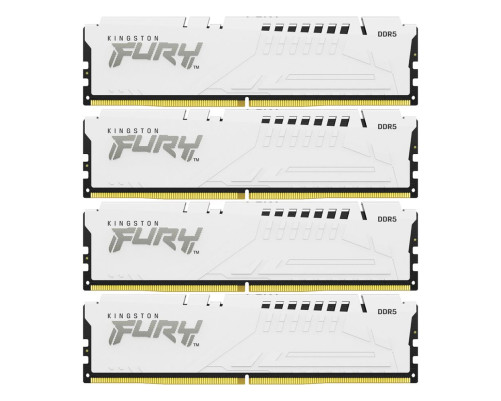 Модуль оперативной памяти Kingston 128GB DDR5 5200MHz DIMM FURY Beast White (4х32gb), CL40