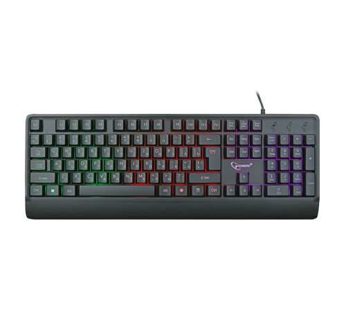 Клавиатура проводная игровая Gembird KB-220L, черный