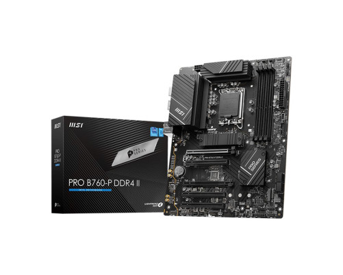 Материнская плата MSI PRO B760-P DDR4 II (LGA1700) Материнская плата MSI PRO B760-P DDR4 II (LGA1700)