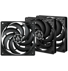 Вентилятор для корпуса Arctic Cooling ARCTIC P12 SLIM PWM PST, черный (комплект 3 шт.)