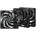Вентилятор для корпуса Arctic Cooling ARCTIC P12 SLIM PWM PST, черный (комплект 3 шт.)