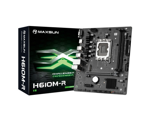 Материнская плата Maxsun MS-Challenger H610M-R (LGA1700) Материнская плата Maxsun MS-Challenger H610M-R (LGA1700)