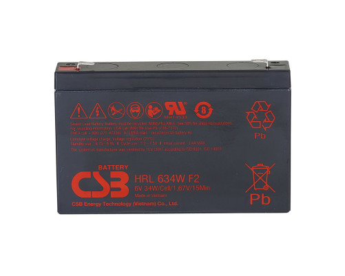 Аккумуляторная батарея CSB HRL634W F2 FR Аккумуляторная батарея CSB HRL634W F2 FR