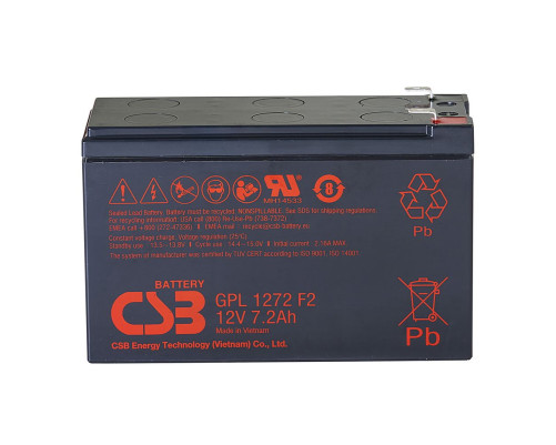 Аккумуляторная батарея CSB GPL1272 F2 FR Аккумуляторная батарея CSB GPL1272 F2 FR
