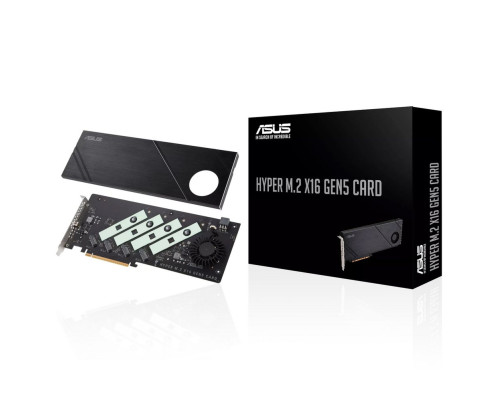 Плата расширения ASUS HYPER M.2 X16 GEN5 Плата расширения ASUS HYPER M.2 X16 GEN5