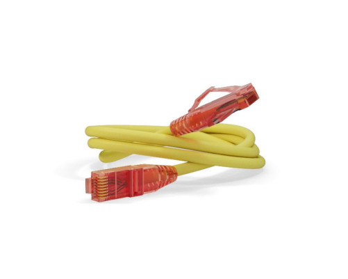 Патч-корд Hyperline U/UTP, Cat.5е, LSZH, 1.5 м, желтый Патч-корд Hyperline U/UTP, Cat.5е, LSZH, 1.5 м, желтый