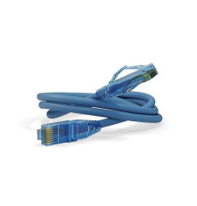 Патч-корд Hyperline U/UTP, Cat.6, LSZH, 0.5 м, синий