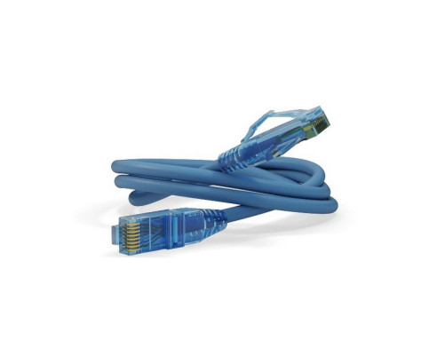 Патч-корд Hyperline U/UTP, Cat.6, LSZH, 0.5 м, синий Патч-корд Hyperline U/UTP, Cat.6, LSZH, 0.5 м, синий