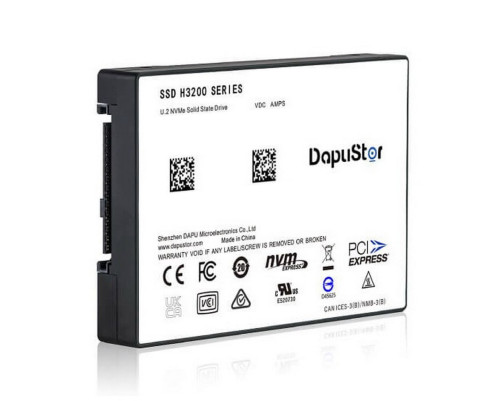 Твердотельный накопитель DapuStor H3200, 1.92TB, 2.5" Твердотельный накопитель DapuStor H3200, 1.92TB, 2.5"