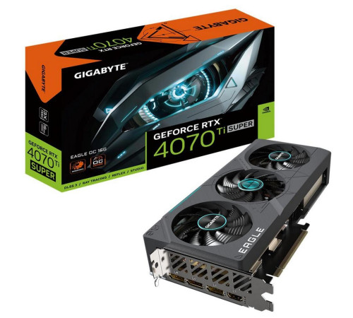 Видеокарта Gigabyte RTX4070Ti SUPER EAGLE OC 16GB, GDDR6X/256-bit