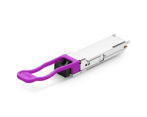 Трансивер CISCO 100G QSFP28, 100G ER-Lite, 25km SMF, duplex, LC, 1310nm, G.652, Purple LC, 100m OM4 MMF, QSFP-40/100-SRBD=