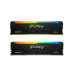 Модуль оперативной памяти 32GB Kingston FURY Beast RGB KF432C16BB2AK2/32 DDR4 3200 DIMM Gaming Memory Non-ECC, CL16, 1.35V, Kit (2*16GB), RTL