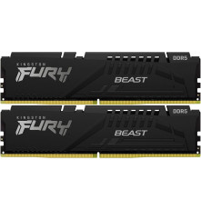 Модуль оперативной памяти Kingston 64GB DDR5-5600 (Kit of 2) FURY Beast Black XMP KF556C40BBK2-64