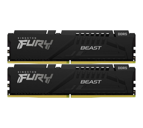 Модуль оперативной памяти Kingston 64GB FURY Beast Black XMP DDR5-5600Mhz (Kit of 2)