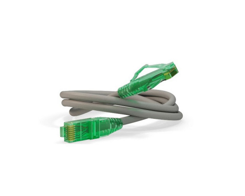 Патч-корд Hyperline U/UTP, Cat.6a, 10G, LSZH, 10 м, серый Патч-корд Hyperline U/UTP, Cat.6a, 10G, LSZH, 10 м, серый