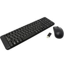 Комплект (клавиатура/мышь) беспроводной Logitech MK220, черный