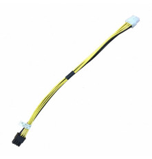 Кабель SuperMicro CBL-PWEX-0665 PCIe 8 Pin Female(Black) to CPU 8 Pin Female(White), 0.30 м