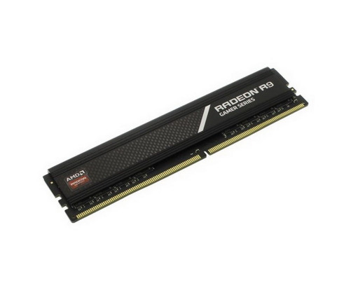 Модуль оперативной памяти AMD Radeon™ R9 Gamers Series Black R948G3206U2S-UO 8GB DDR4 3200 DIMM Non-ECC, CL16, 1.35V, Bulk, (181708) Модуль оперативной памяти AMD Radeon™ R9 Gamers Series Black R948G3206U2S-UO 8GB DDR4 3200 DIMM Non-ECC, CL16, 1.35V, Bulk, (181708)