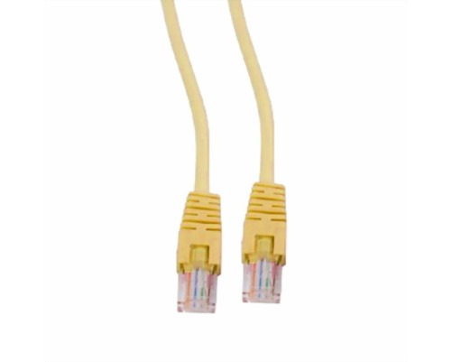 Патч-корд Cablexpert UTP кат.5e, 1 м, литой, многожильный, желтый Патч-корд Cablexpert UTP кат.5e, 1 м, литой, многожильный, желтый