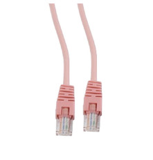 Патч-корд Cablexpert UTP кат.5e, 5 м, литой, многожильный, розовый