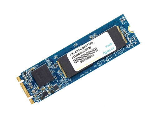 Твердотельный накопитель SSD Apacer AST280 240GB M.2 2280 AP240GAST280-1 Client SATA 6Gb/s, 520/495, IOPS 84K, TLC, (914101) Retail (914101)