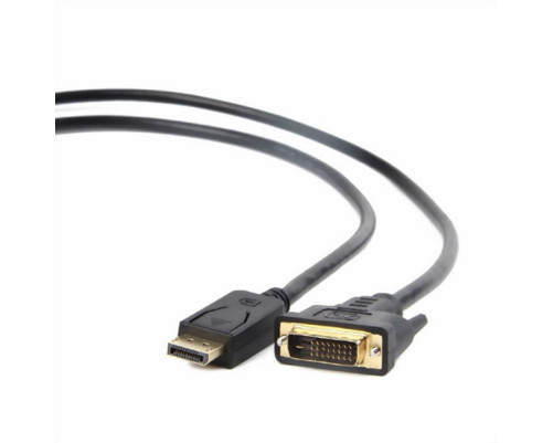 Кабель DisplayPort-DVI Cablexpert CC-DPM-DVIM-3M, 20M/25M, 3 м, черный, экран Кабель DisplayPort-DVI Cablexpert CC-DPM-DVIM-3M, 20M/25M, 3 м, черный, экран