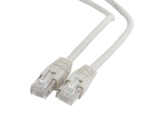 Патч-корд Cablexpert UTP кат.6, 1 м, литой, многожильный, серый