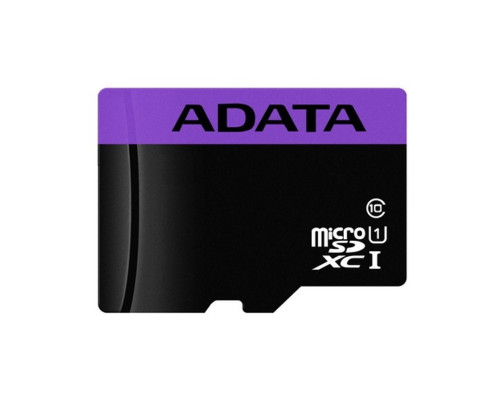 Карта памяти microSDXC 64GB ADATA AUSDX64GUICL10-RA1 Class 10 UHS-I U1, с адаптером Карта памяти microSDXC 64GB ADATA AUSDX64GUICL10-RA1 Class 10 UHS-I U1, с адаптером