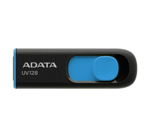 USB накопитель 64GB ADATA UV128 USB 3.2 Gen 1, черный/синий