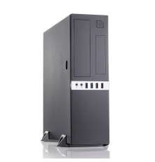 Корпус 300Вт Foxline mATX Desktop 300W, 2xUSB3.0, 2xUSB2.0, toolless, Black, 8cm. fan, powercord