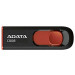 USB накопитель 64GB ADATA C008 USB 2.0, черный/красный