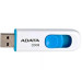 USB накопитель 64GB ADATA C008 USB 2.0, белый/синий