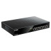 Коммутатор D-Link DGS-1008MP/B1A, черный