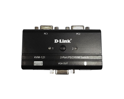 KVM переключатель D-Link KVM-121/B1A, черный KVM переключатель D-Link KVM-121/B1A, черный