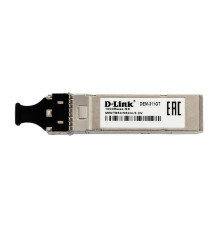 Трансивер D-Link 311GT/A1A, SFP-с 1 портом 1000Base-SX для многомодового оптического кабеля (до 550 м)