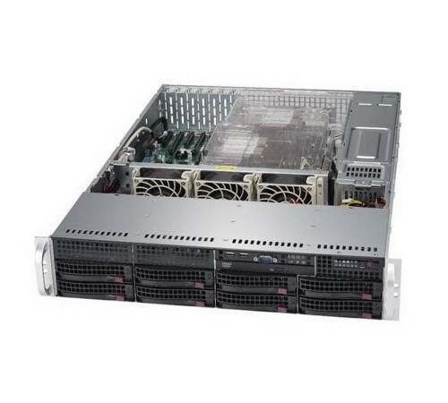 Корпус SuperMicro CSE-825TQC-R802LPB, черный