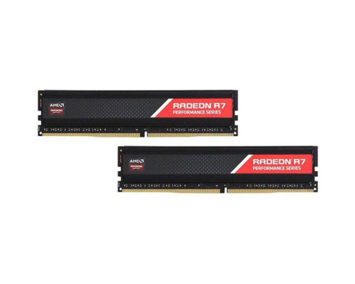 Модуль оперативной памяти AMD Radeon™ R7 Performance Series Black Gaming Memory R7S416G2606U2K 16GB DDR4 2666 DIMM Non-ECC, CL16, 1.2V, Heat Shield, Kit (2x8GB), RTL (183122) Модуль оперативной памяти AMD Radeon™ R7 Performance Series Black Gaming Memory R7S416G2606U2K 16GB DDR4 2666 DIMM Non-ECC, CL16, 1.2V, Heat Shield, Kit (2x8GB), RTL (183122)