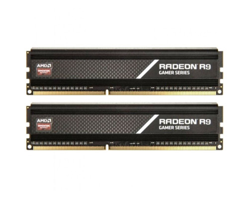 Модуль оперативной памяти AMD Radeon 16GB R9 Gamers Series Black DDR4 3200Mhz DIMM, CL16, 1.35V, Heat Shield, Kit (2x8GB), RTL Модуль оперативной памяти AMD Radeon 16GB R9 Gamers Series Black DDR4 3200Mhz DIMM, CL16, 1.35V, Heat Shield, Kit (2x8GB), RTL