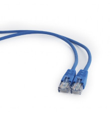 Патч-корд Cablexpert UTP кат.5e, 0.5 м, литой, многожильный, синий