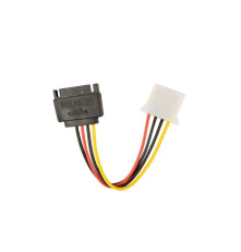 Кабель питания SATA Cablexpert, 0.15 м, sata 15pin/molex 4pin