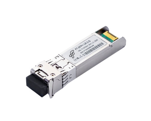 Трансивер Fibertrade FT-SFP+-LR-2-D, 10G, SFP+, LC SMF 2km, 1310nm Трансивер Fibertrade FT-SFP+-LR-2-D, 10G, SFP+, LC SMF 2km, 1310nm