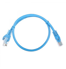 Патч-корд ACD Cat 5e, UTP, 24 AWG, 4 Pair, 7/0.18мм, CCA, 0.5 м, синий
