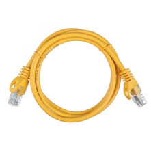 Патч-корд ACD Cat 5e, UTP, 24 AWG, 4 Pair, 7/0.18мм, CCA, 1 м, желтый