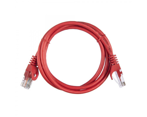 Патч-корд ACD Cat 5e, UTP, 24 AWG, 4 Pair, 7/0.18мм, CCA,1 м, красный