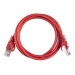 Патч-корд ACD Cat 5e, UTP, 24 AWG, 4 Pair, 7/0.18мм, CCA,1 м, красный