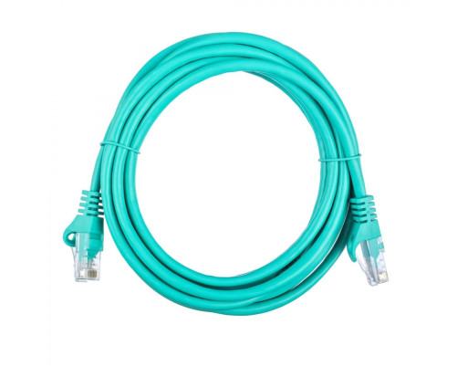 Патч-корд ACD Cat 5e, UTP, 24 AWG, 4 Pair, 7/0.18мм, CCA, 3 м, зеленый